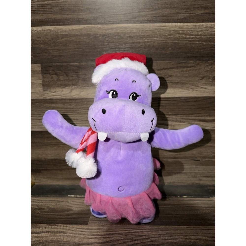 GEMMY Animated Dancing Hippo "I Want A Hippopotamus For Christmas"  Tested Video